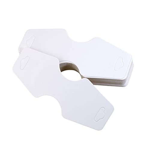 SEWACC Jewelry Display Cards Necklace Cards 200 Sheets Safe Space-efficient Packaging