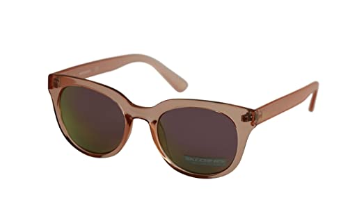 Skechers Sunglasses for Women SE6030S 72Z Round Cat Eye Clear Pink 100% UV 53 21