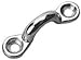 Sea Dog 812421 Chrome Zinc Pad Eye-3/8 Inch
