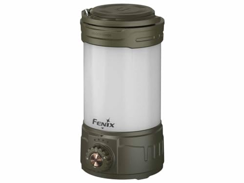 Fenix CL26R Pro Camping Lantern, Olive Drab, 650 lumens Bright, USB-C Rechargeable , Compact and Portable Perfect for Hurricane, Emergency, Hiking, Power Outage with LumenTac Organizer