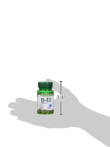 Nature's Bounty Vitamin B-12 1000 mcg Tablets, 100 Count (Pack of 1) - image 4