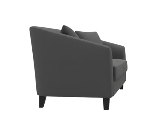 Image of Avion Natalia 2 Seater Sofa Set for Living Room Dark Grey | Modern 2 Person Sofas Furniture | Fabric Sofa Set 2 Seater Couch for Guests Room Festival Gifts