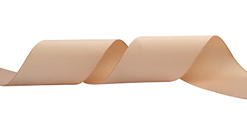 AVANAVA 50mm Wide Grosgrain Ribbon - 45 Meters, Ideal for Gift Wrapping Hair Bows, Home Decor, Flower Arrangement (835-Tan) - Image 2