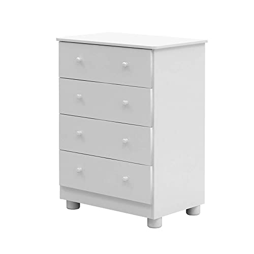 Cômoda Infantil Junior Móveis Peroba Branco Brilho