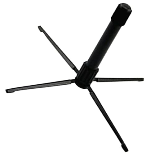 SECFOU Tragbarer Faltbarer Flötenständer aus Langlebigem Material mit Tischhalterung Instrumentenständer für Klarinetten und Oboen Stabile Aufbewahrung und Präsentation für Musikzubehör