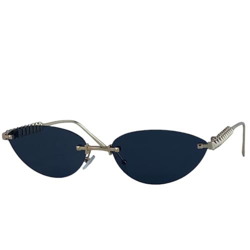 Lunettes de soleil œil de chat punk vintage femme tendance UV400