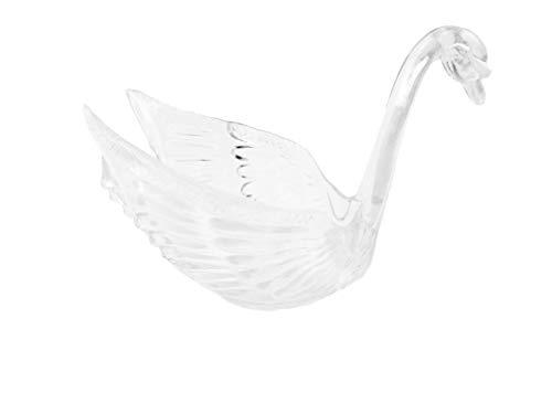 12 Swans Plastic Candy Holder Wedding Shower Favor Cup - Clear