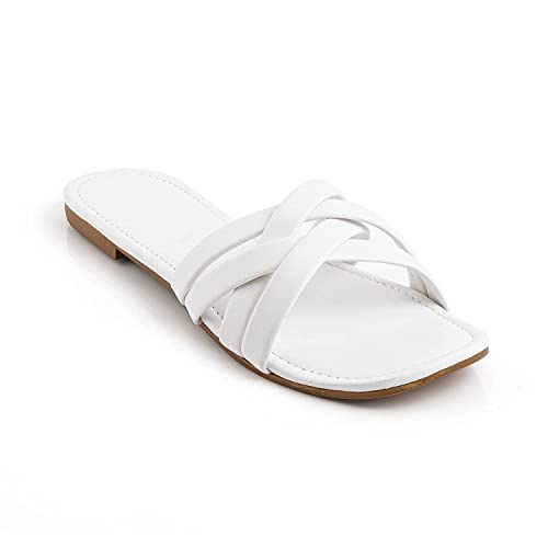 Image of Nowry Women Stylish Flats Fashion Sandal For Party & Wedding /Casual Flat Sandals For Women's & Girls
