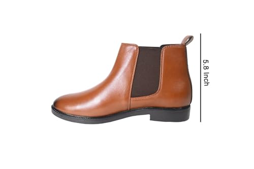 Image of Men's Chelsea Boots | Ankle Boot | Men's High Ankle Slip On Outdoor Fashion Winter Stylish Formal and Semi Casual Chelsea Boot | Slip-On Synthetic Leather