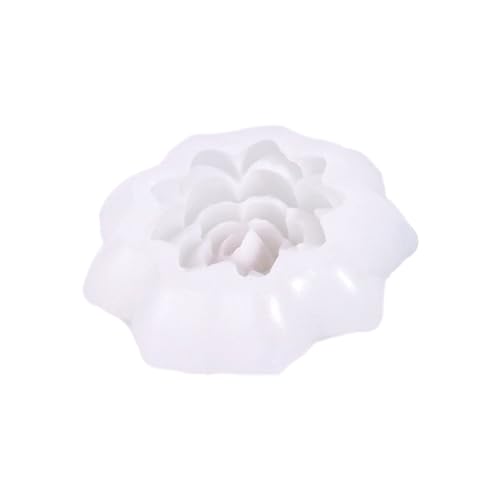 Pjeghbvop Moldes de resina de flores 3D para hacer velas, jabones, mousses, pasteles, hornear, manualidades, regalo de San Valentín, resistente a la temperatura