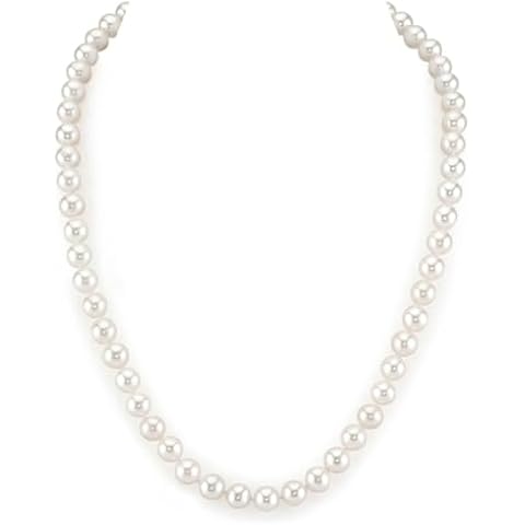 The Pearl Source 6.5-7.0mm Pearl Necklace Cover