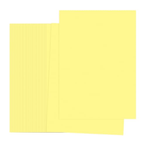 Papier Couleur A4 Jaune Clair pour Éviter le Bourrage Imprimante 50 F