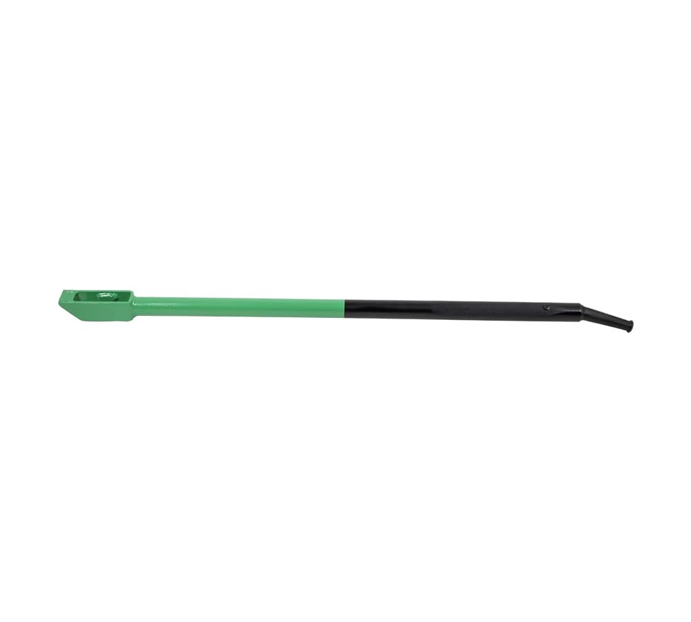Mytee Products 40" Combination Winch Bar for Flatbed Trailer - Black &amp; Green Powder Coated Carbon-Steel Combo Winch Bar with Non-Slip Handle &amp; Square Head for Chain Lever Binders