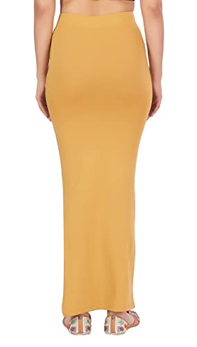 Image of Studio Shringaar Women's Pure Cotton Stretchable Saree Shapewear Petticoat