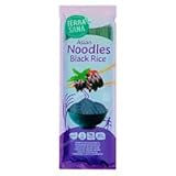 Pack 2x250g Fideos de Arroz Negro Integral | Noodles Orientales | 100% Grano Entero | Sin Gluten (SG) | Calidad Vegana