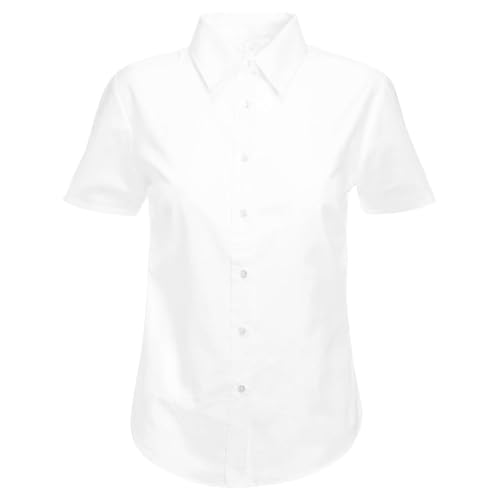 Kids' Back to School White Shirt Short Sleeve Button Down Formal and Casual Top for Boys and Girls 2024 Summer