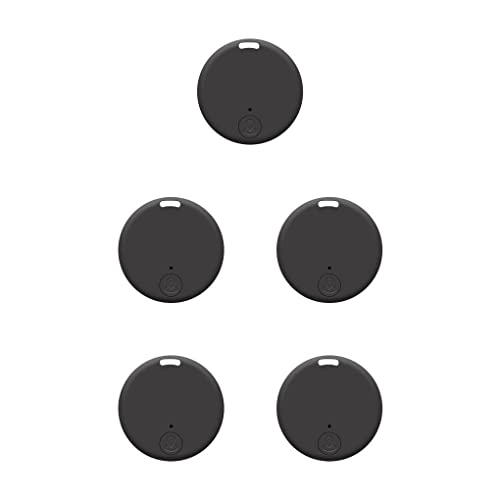 XUSIJAKQ1 5 PCS Anti-perda compatível com Bluetooth 5.0 chaveiro localizador de alarme rastreador pr