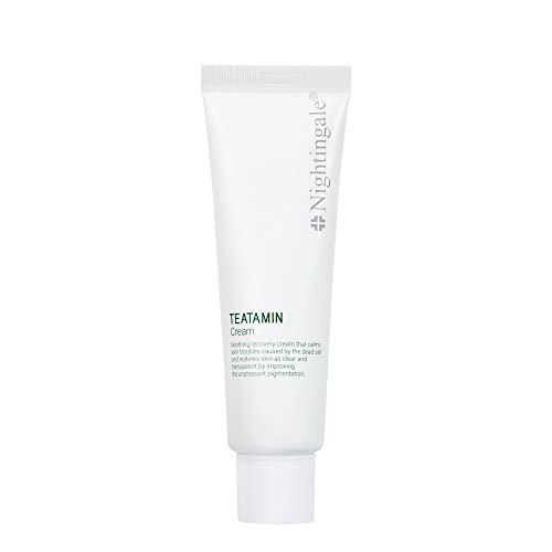 Nightingale Teatamin; Tea Tree And Vitamin Facial Cream, Soothing Moisturizer For Pigmentation, Redness, Daily Sensitive Skincare, 1.69 Fl. Oz #TOP6
