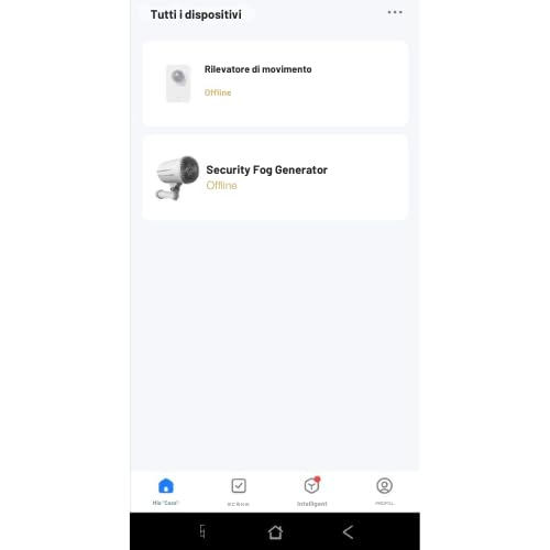Generatore di Nebbia Anti-furto JePréviens con Rilevatore di Movimento, Sistema Anti-intrusione senza abbonamento, Compatibile SmartLife/Tuya, Copre fino a 100 m³