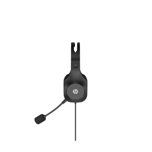 Image of HP 320C USB-C Wired Headset, Black, 212 gm (CH8D5AA)