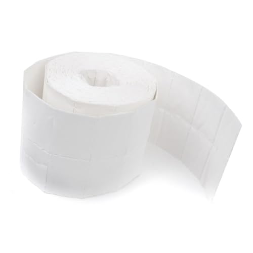 NOLITOY 500 Stück Nagelentferner Pads aus Weichem Fusselfreiem Baumwollpapier Hautfreundlich und Reizungslos für Nail Art Maniküre und Nagellackentfernung Professionelle und Private