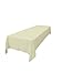 LA Linen Polyester Poplin Rectangular Tablecloth 60 by 144" , Ivory