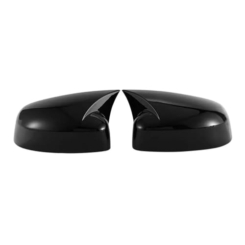 Capuchon d'aile style corne de bœuf aérodynamique pour rétroviseur Focus MK3 noir brillant