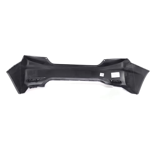 Image of Compatible with Honda Civic 2013-2015 Rear Bumper Cover | Primed, Without Parking Sensor Holes, Sedan, Hybrid, Ready to Paint, OEM 04715TR3A80ZZ, HO1100278
