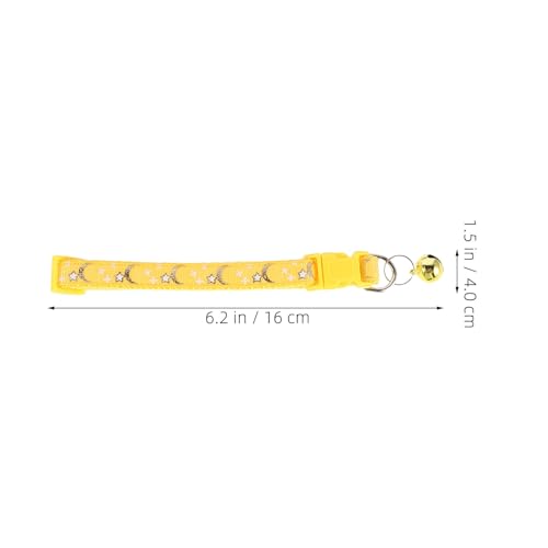 Collar para gatos evite pérdidas con el pack WOONEKY ajustable reflectante con campana sonora 3