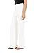 Nanette Nanette Lepore Women's High Waisted Wide Leg Full Length Crepe Fashion Pant, Cannoli Cream, 8