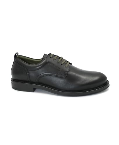 Zapatos Ambitious Derby de cordones en cuero negro para hombre elegante