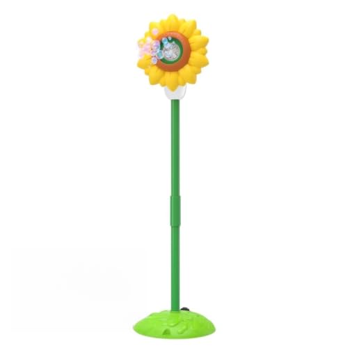 Máquina de burbujas automática de girasol el regalo perfecto para niños con luces y música