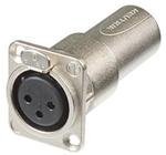 NEUTRIK NA3FDM ADAPTOR, XLR PLUG TO XLR PLUG (50 pieces)