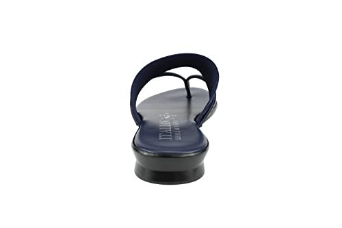 ITALIAN Shoemakers Sorbi Womens Flip Flop Slide Sandals - Dressy Shoe for Women Low Wedge Comfort Heel3