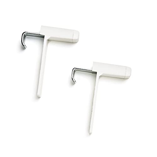 Radeco® Klemmträger für (doppel) rollos - 2 Klemmträger - Ideal für Dreh/Kippfenster