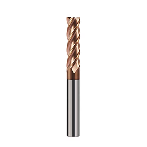 Fraise à usinage CNC HRC55 en alliage de tungstène pour finition parfaite