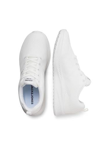 Jack & Jones Homme Jfwcroxley Knit Sneaker Noos, Bright White, 44 EU