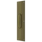 Deltana PPH55U5 3 1/2-Inch x 15 -Inch Push Plate with Handle