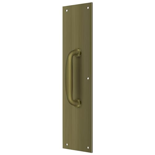 Deltana PPH55U5 3 1/2-Inch x 15 -Inch Push Plate with Handle