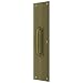Deltana PPH55U5 3 1/2-Inch x 15 -Inch Push Plate with Handle