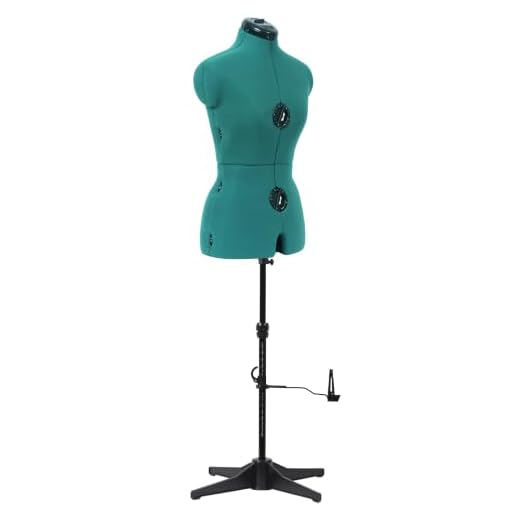 Dritz Sew You Adjustable Dress Form, Small, Opal Green
