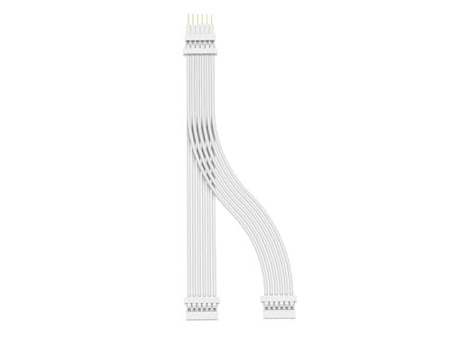 Image of Litcessory Splitter for Philips Hue V4 /Solo Lightstrip | Micro 6-Pin, 2 Pack, White. Not compatible with Flux.
