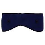 GLEAVI 冬用イヤーウォーマーヘッドバンド ボタン付き伸縮スポーツヘアバンド 男女兼用 ランニング ヨガ 登山用アウトドアアクセサリー