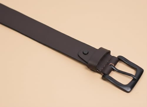 Image of WildHorn Leather Belt for Men | Casual Leather Belt For Men | Free Size | Adjustable I 48 inches length | Waist upto 44 inches.