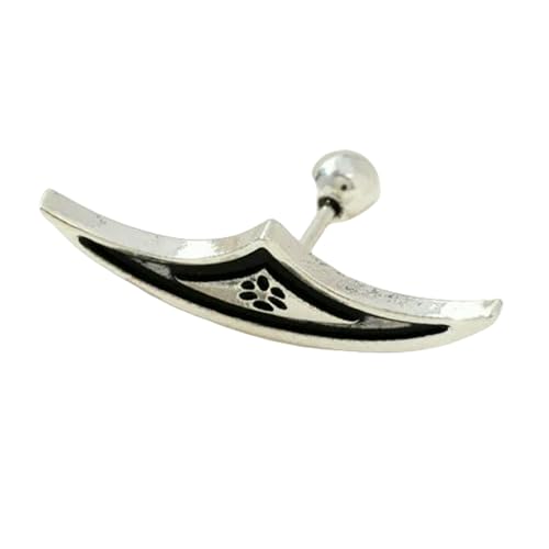 Photo de LUYYBDBG Boucles d'oreilles Boucle d'oreille Bohème Mandala Fleur De Lotus Punk, Piercing Géométrique Caché Helix Couleur Argent, Accessoires d'halloween, Bijoux Cadeaux-a-1257