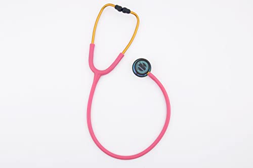 Estetoscópio Bic Eternity III Rosa Chiclé Rainbow Excelente Ausculta - Ideal enfermagem e estudantes