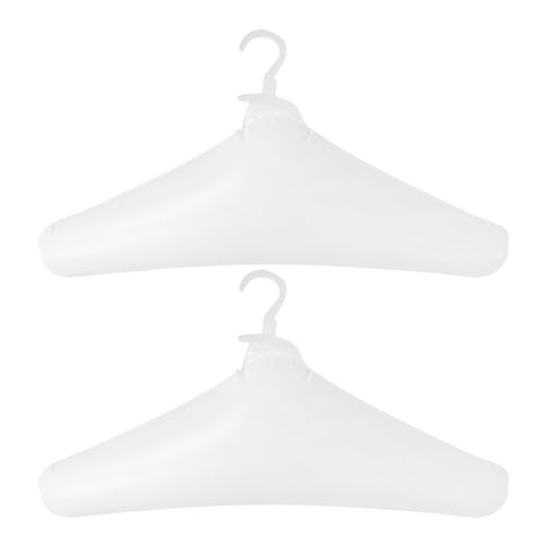 Alipis 2 pezzi di grucce pieghevoli per vestiti: stendibiancheria gonfiabile per adulti - organizer pieghevole per armadio - accessori da viaggio portatili per pantaloni, campeggio all'aperto,