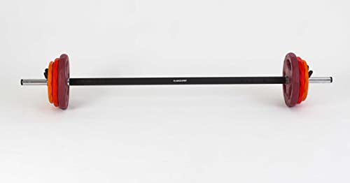 Set Pesas Completo, Barra 140cm 2 Discos 1,25kg 2discos 2,5kg 2 Discos 5kg 2 Topes, Entramiento En Casa, Gimnasio, Fitness,