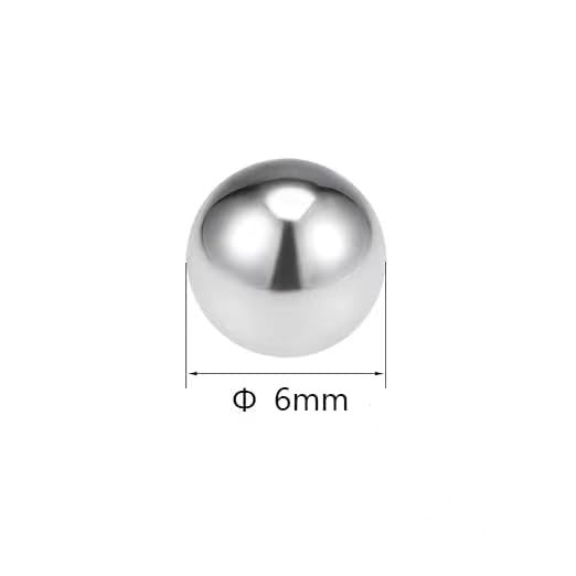 Lot de 2 billes de précision G10 en carbure de tungstène - 6 mm