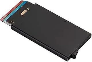 Mens Aluminium Card Wallet - Black